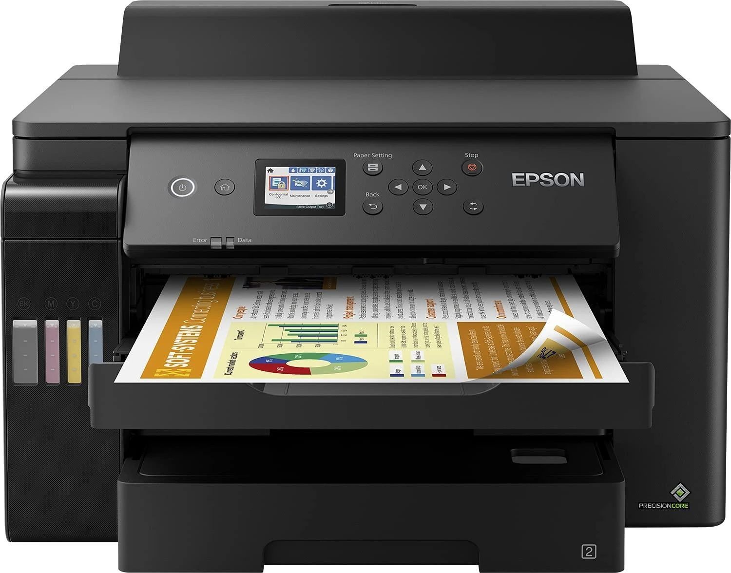 Spausdintuvas Epson EcoTank ET-16150, Tintenstrahldrucker - juodas, USB, LAN, WLAN, Duplex (Druck)