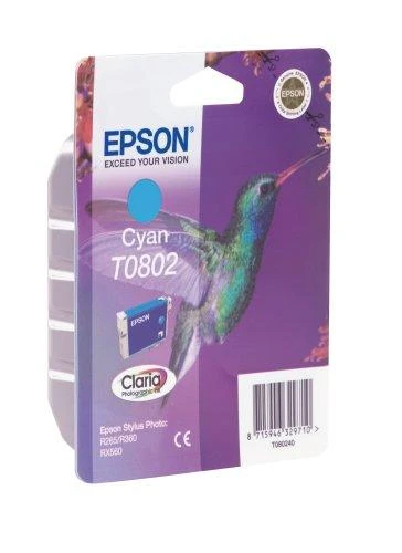 Epson T0802 (C13T08024011), žydra kasetė