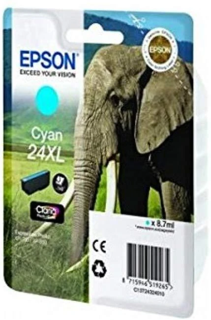 Epson 24XL Claria Photo HD rašalo kasetė XL, žydra