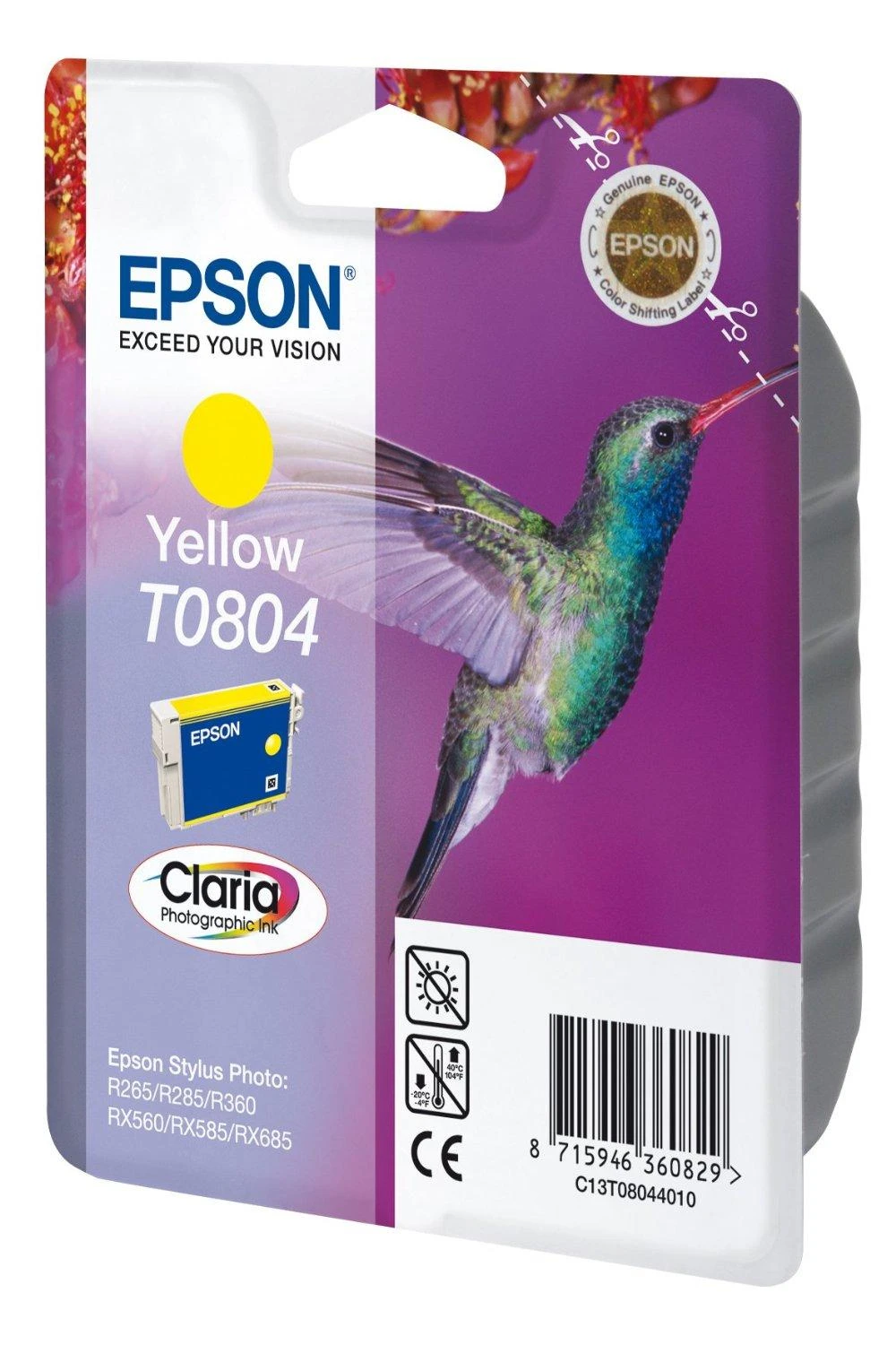 Epson T0804 (C13T08044011), geltona kasetė