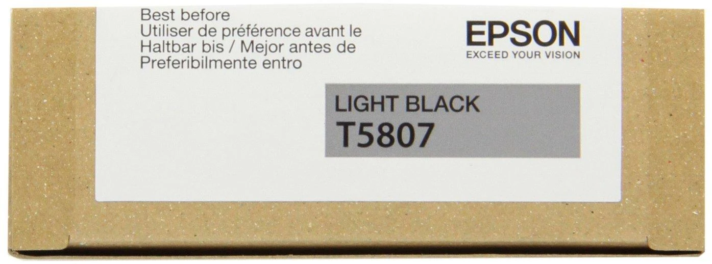 Epson rašalo kasetė Light Juodas T580700