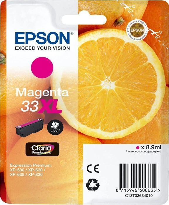 Epson 33XL rašalo kasetė, purpurinė