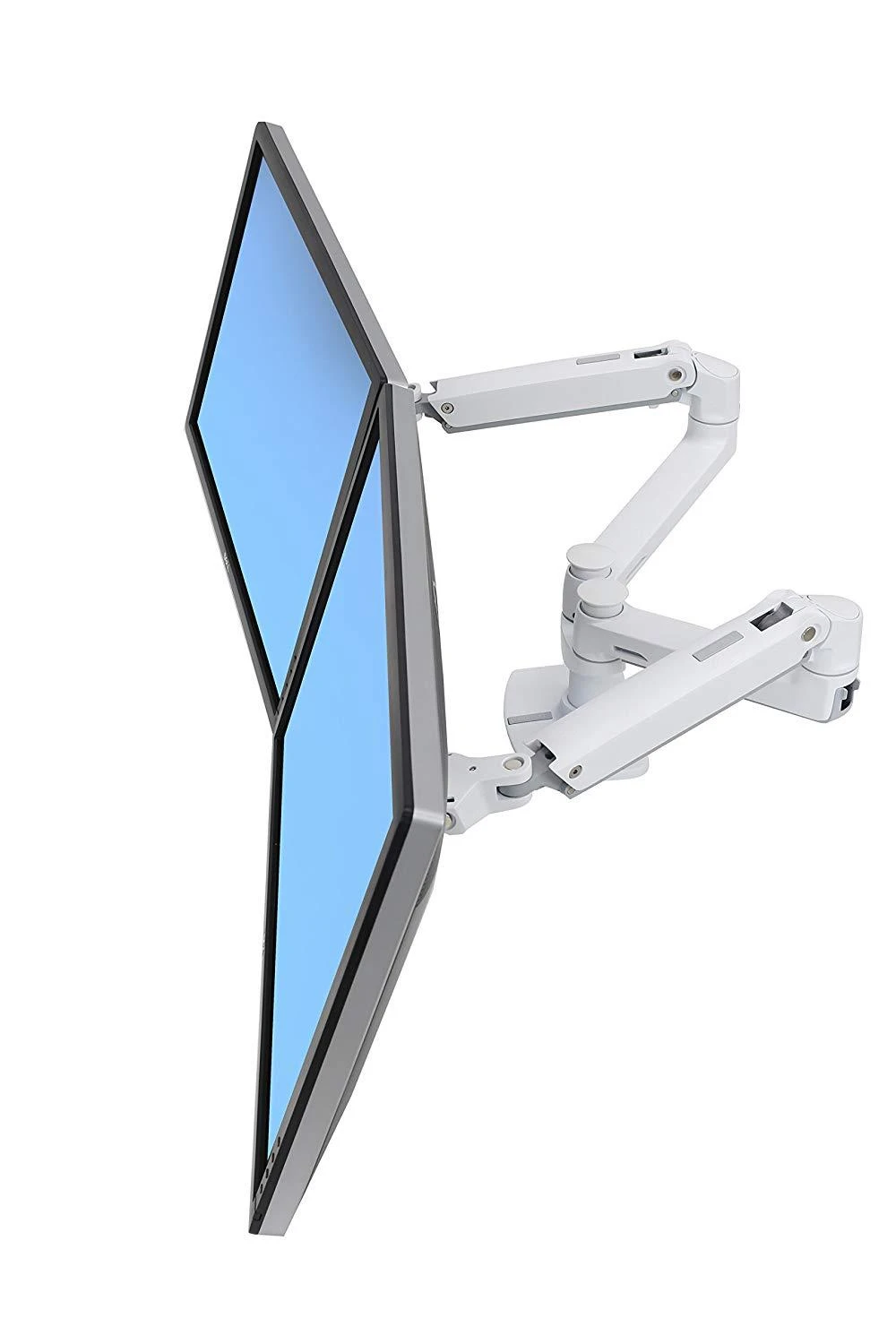 Laikiklis stalo Ergotron 2 LCD ekranams, aliuminis, 27 / 45-491-216