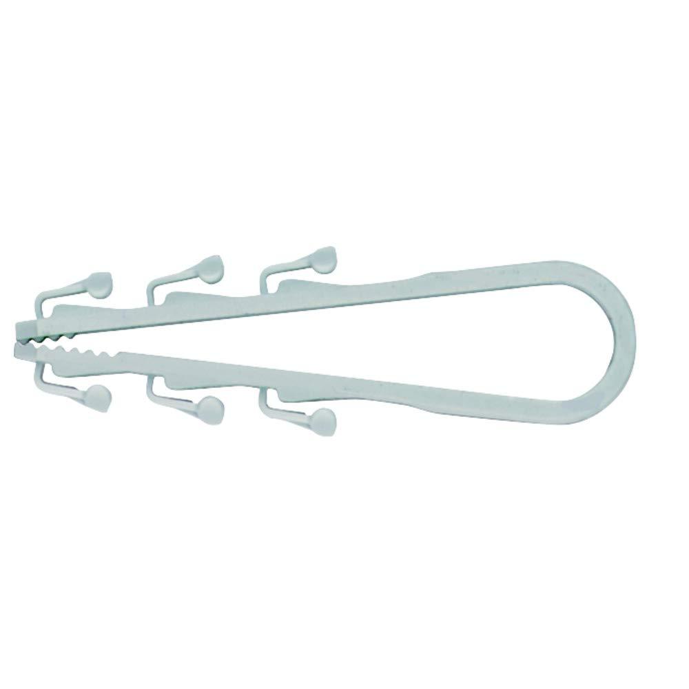 Fischer Fischer kabelio kilpa Steckfix SF plus LS 3/13, spaustukas (lengvas pilkas, 100 vnt.)
