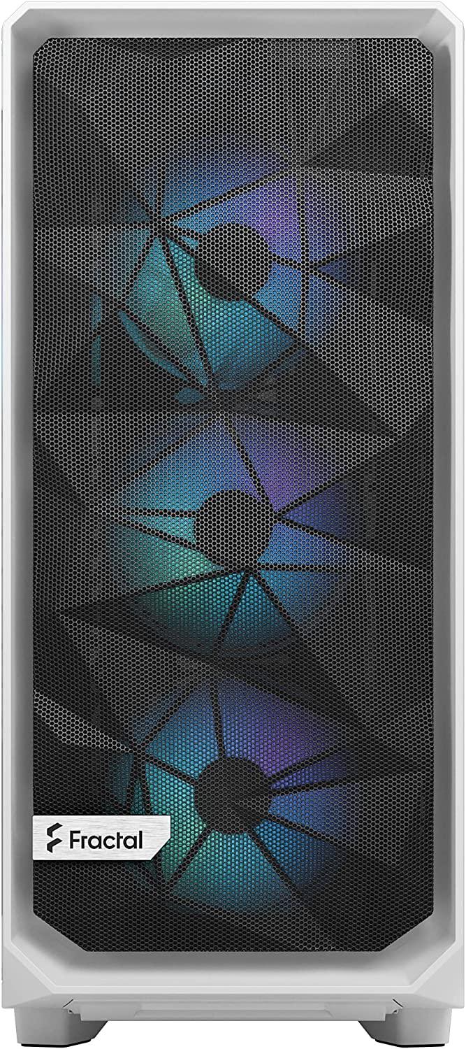„Fractal Design“ | „Meshify 2 Compact RGB“ | Šoninis langas | „Baltas TG Clear“ | Vidutinio dydžio bokštas | ATX