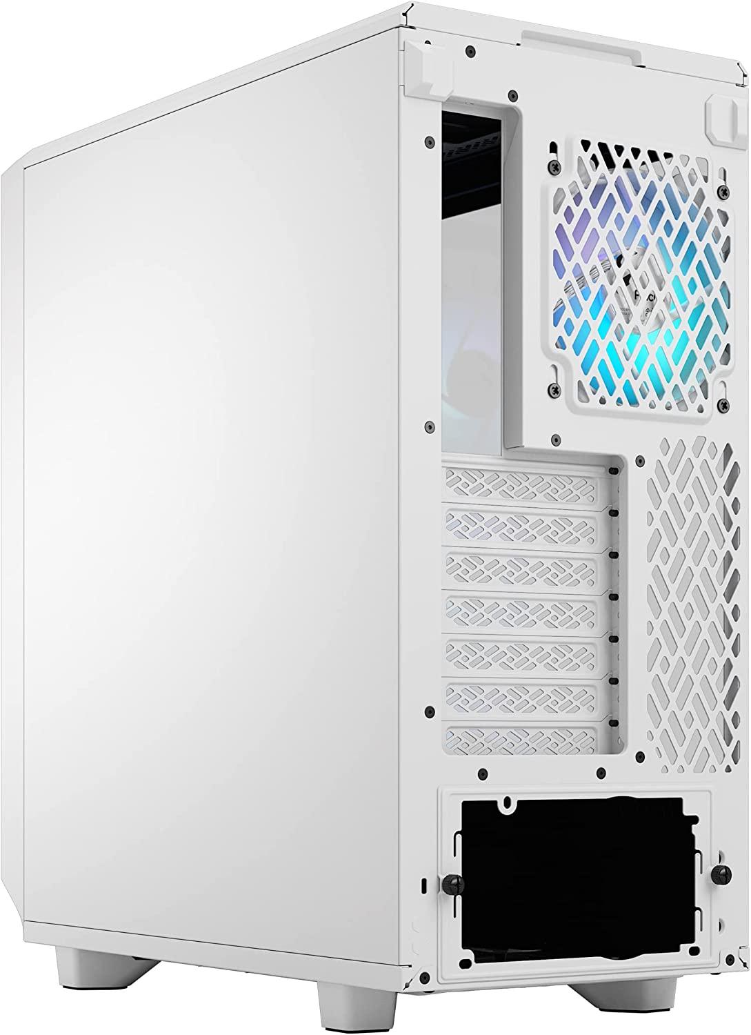„Fractal Design“ | „Meshify 2 Compact RGB“ | Šoninis langas | „Baltas TG Clear“ | Vidutinio dydžio bokštas | ATX