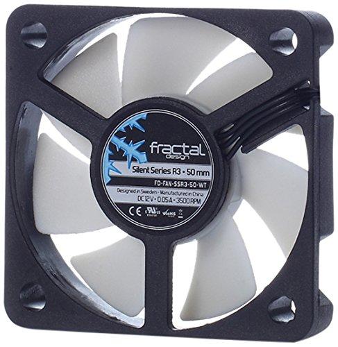 Fractal Design Silent Series R3 50mm Kompiuterio korpusui Ventiliatorius 5 cm Juoda, Balta