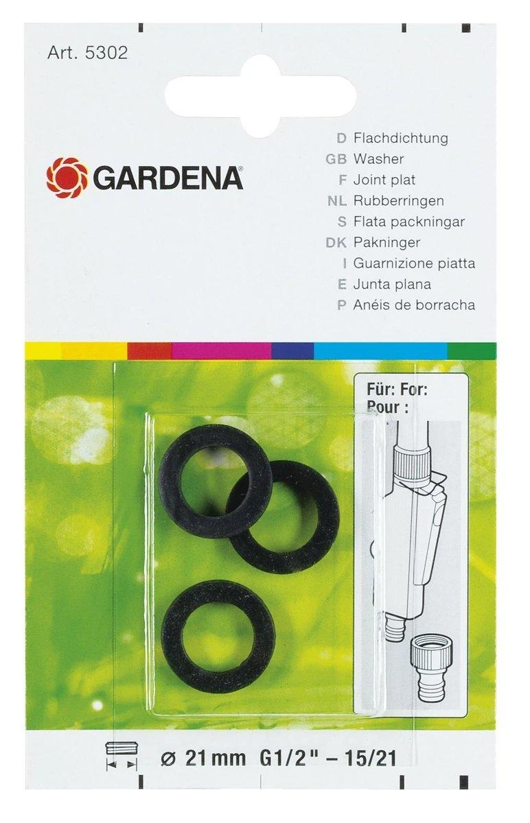 Gardena plokščia žarna, 3 vnt. (5302)