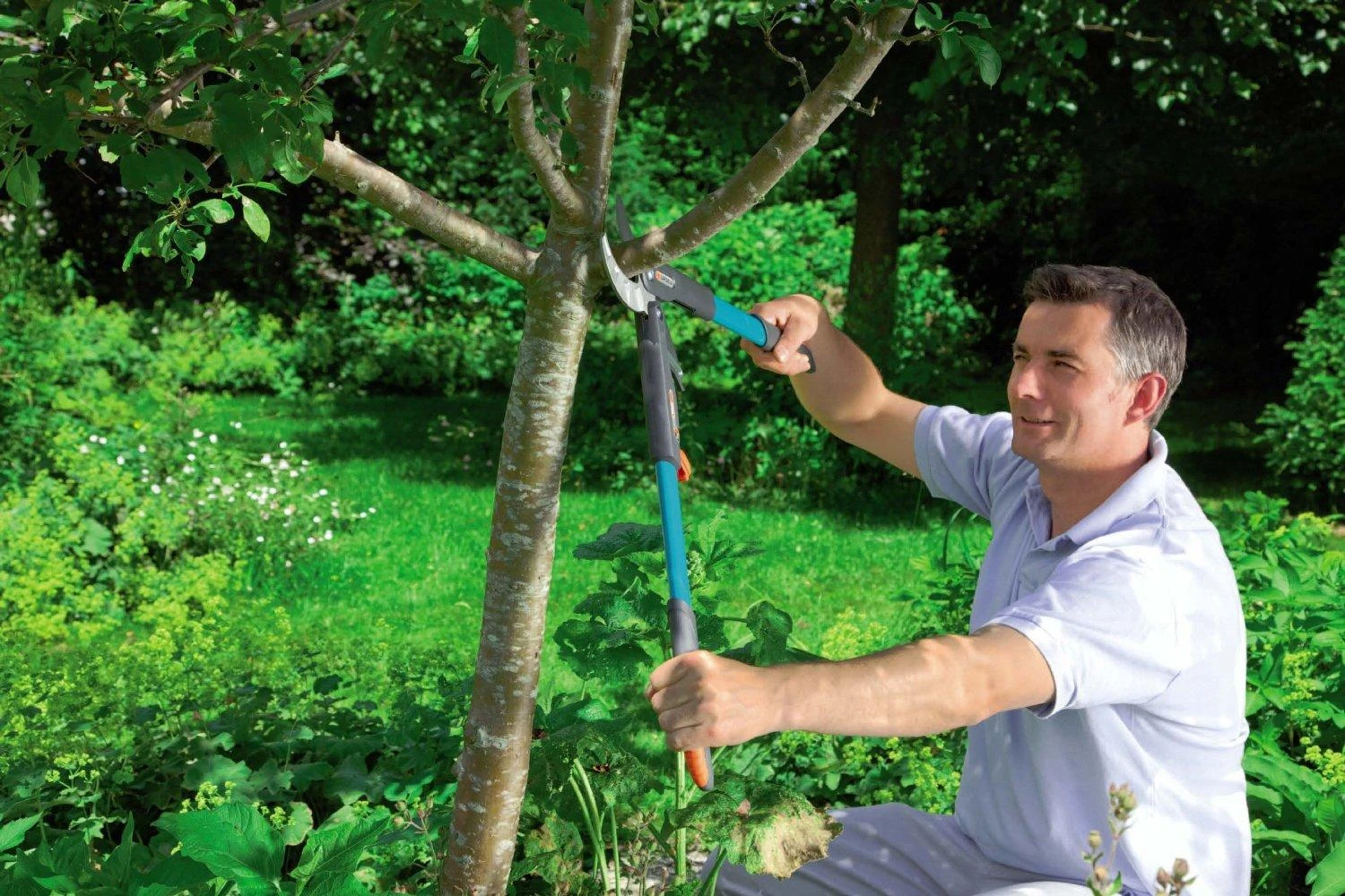 Gardena "Comfort" terkšlinės genėjimo žirklės "SmartCut"