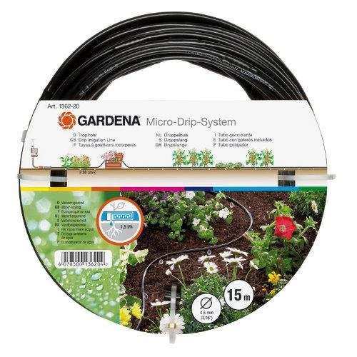 Gardena Lašelinio drėkinimo vamzdis 4.6 mm (3/16"), 15 m