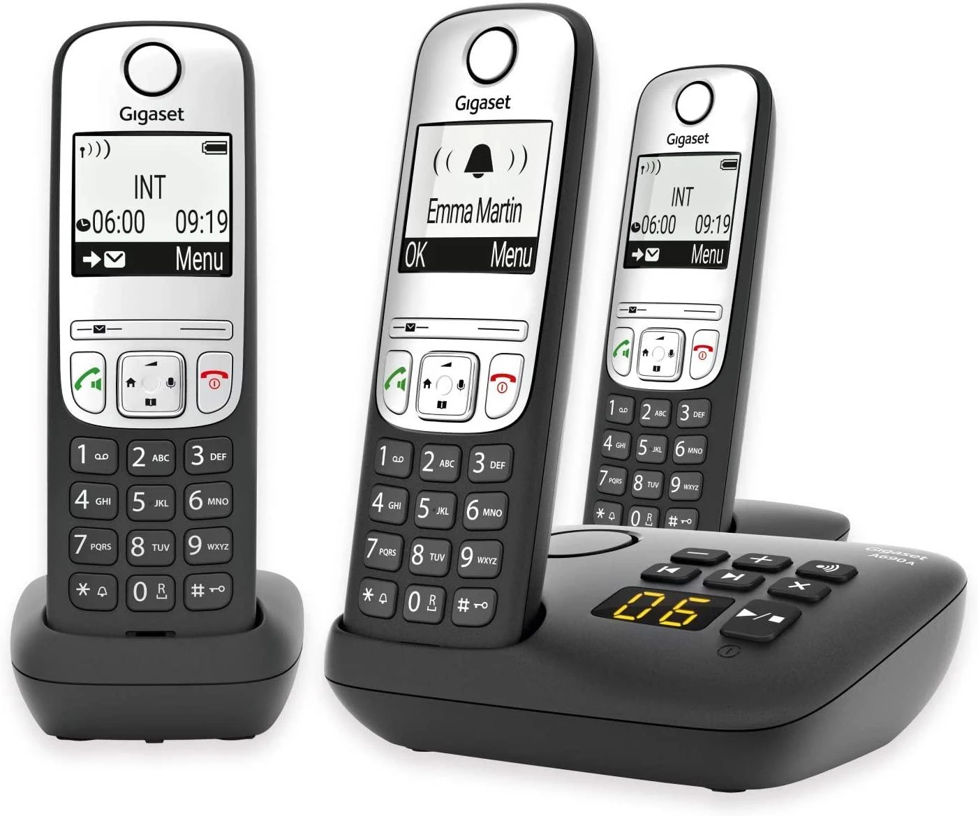 Gigaset A690 A Trio juodas | GIGASET