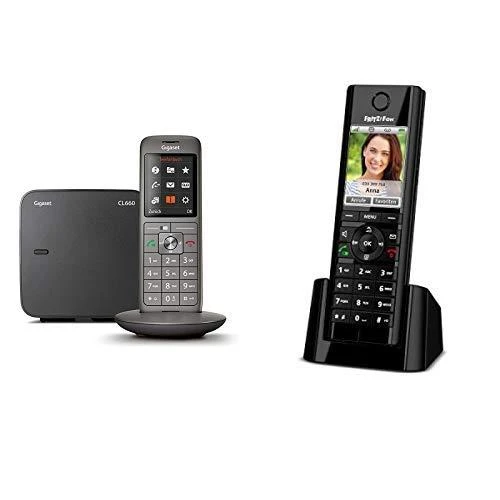 GIS Gigaset CL 660 DECT telefonas Antracitas, Juoda