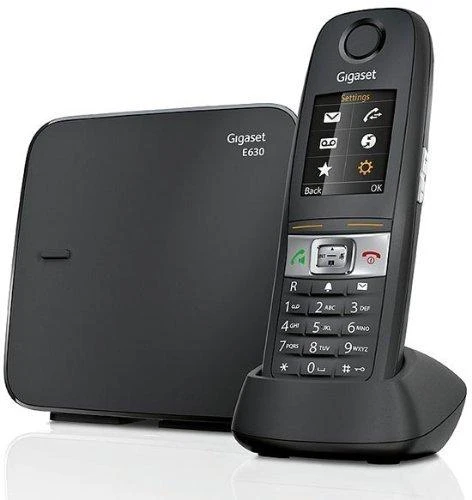 GIS Gigaset E630 DECT telefonas Skambintojo ID Juoda