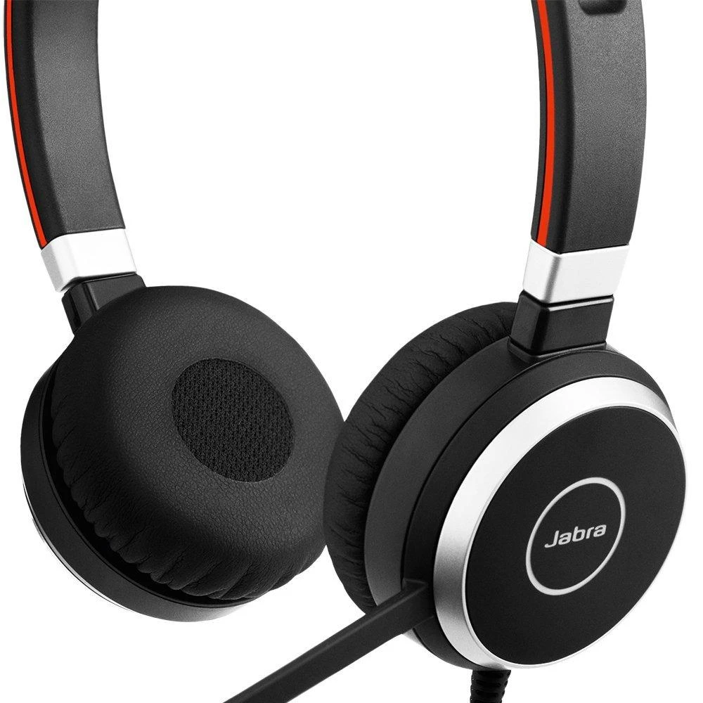 Ausinės Grandstream JABRA EVOLVE 40 MS Stereo USB su lankeliu ant galvos triukšmo slopinimas USB jungtis su užtildymo mygtuku ir garsumo valdymu ant laido