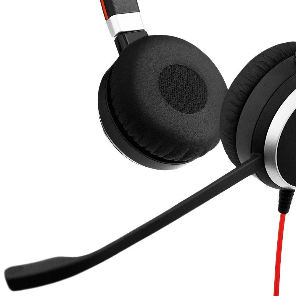 Ausinės Grandstream JABRA EVOLVE 40 MS Stereo USB su lankeliu ant galvos triukšmo slopinimas USB jungtis su užtildymo mygtuku ir garsumo valdymu ant laido