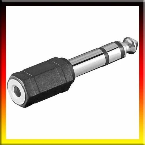 Wentronic Adapterio garso lizdas 3,5 mm – 6,35 mm lizdas, 2 kanalų „Goobay“.