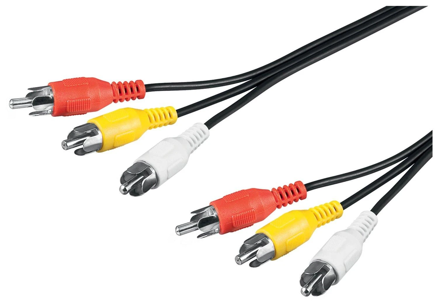 Goobay 3xRCA į 3xRCA kabelio jungtys