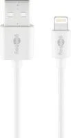 Kabelis USB Goobay USB-A - Lightning 3 m Baltas (72909)