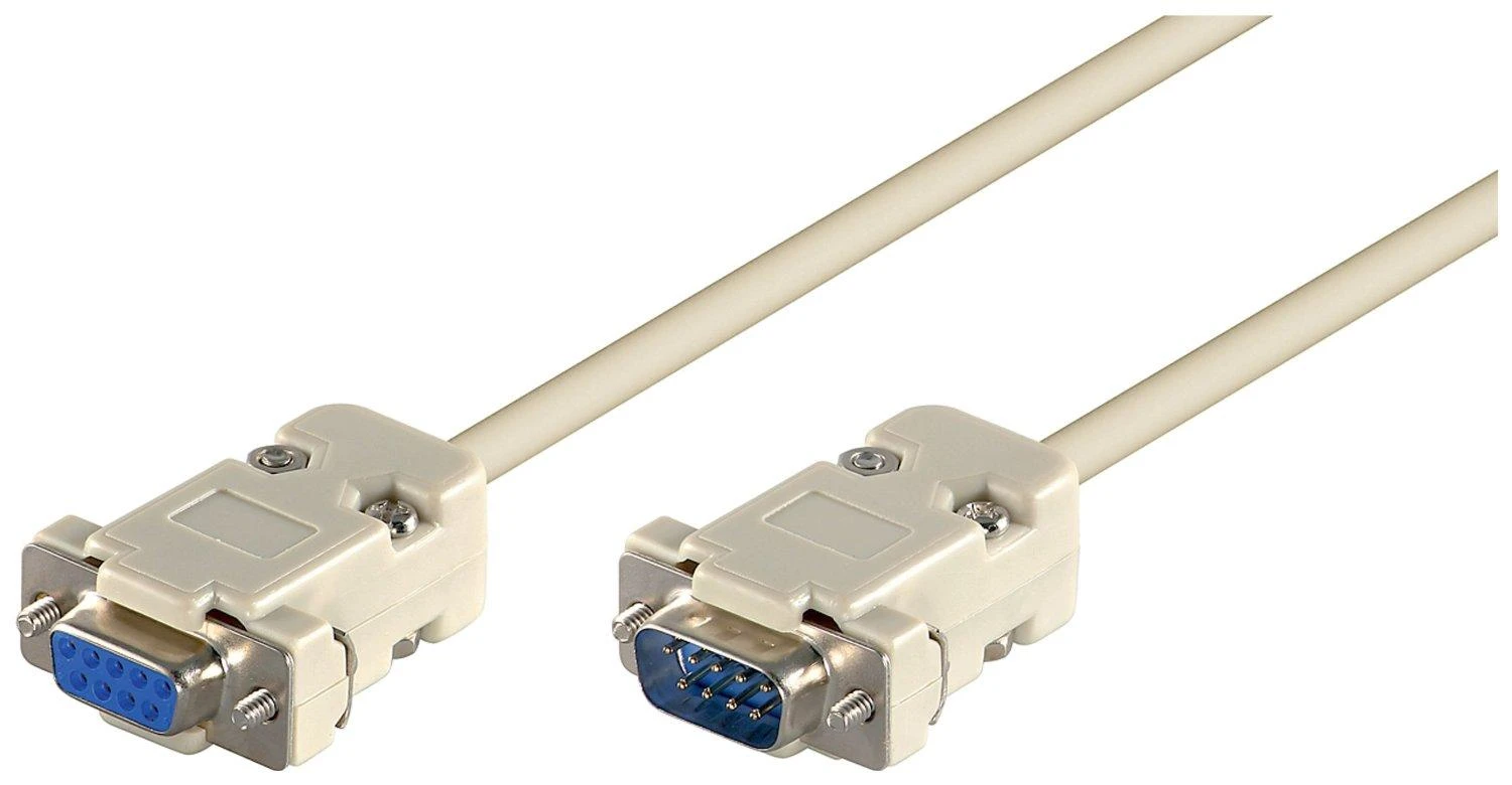 Goobay Gembird DB-9 - DB-9, 2m, Baltas (50224)