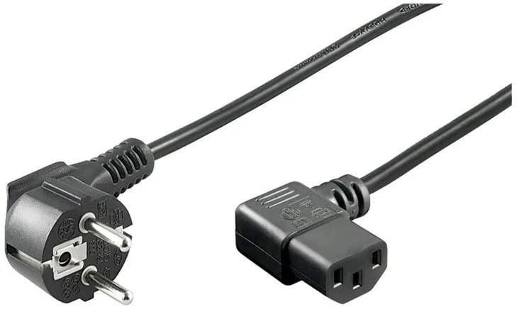 Goobay Cabletech Maitinimo kabelis kompiuterinis 1.5m, kampinis kištukas