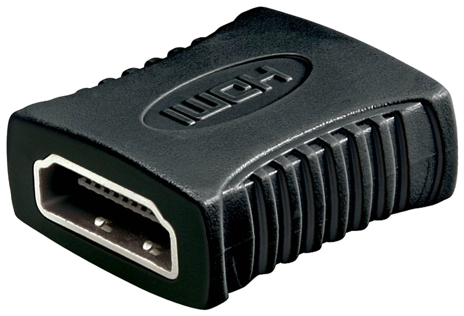 Juodas HDMI jungties adapteris
