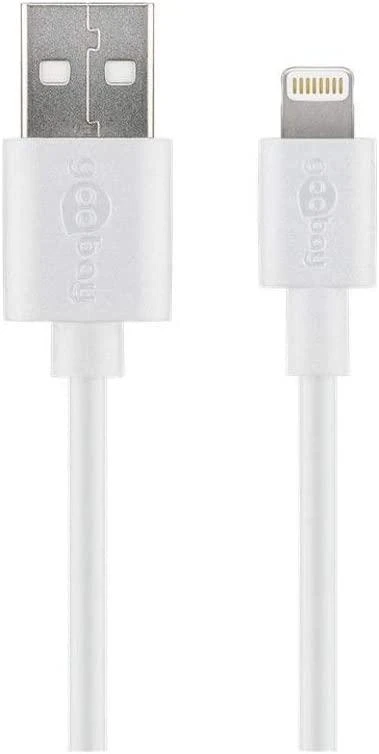 Goobay 72905 USB įkrovimo ir sinchronizavimo kabelis, USB A į Lightning, MFI sertifikatas, 0,5 m Goobay USB įkrovimo ir sinchronizavimo kabelis