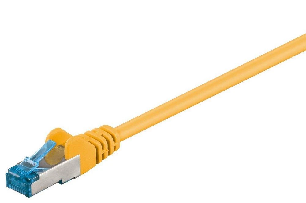 Goobay Kabelis LAN Patchcord CAT 6A S/FTP geltona 10m