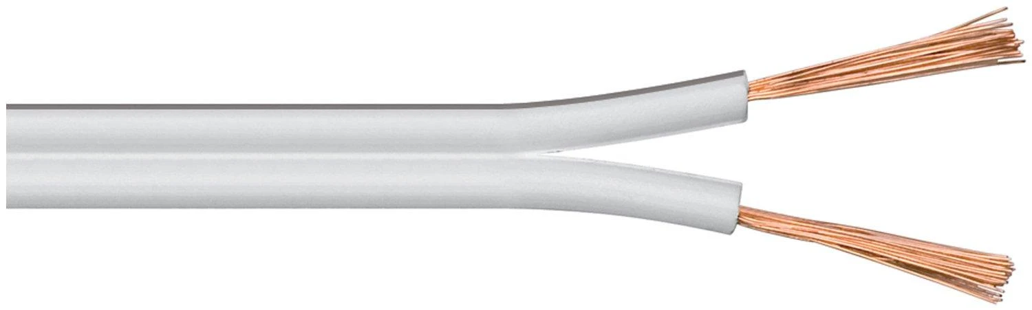 Goobay garsiakalbio laidas 2x2,5mm CU varinis 10m balta