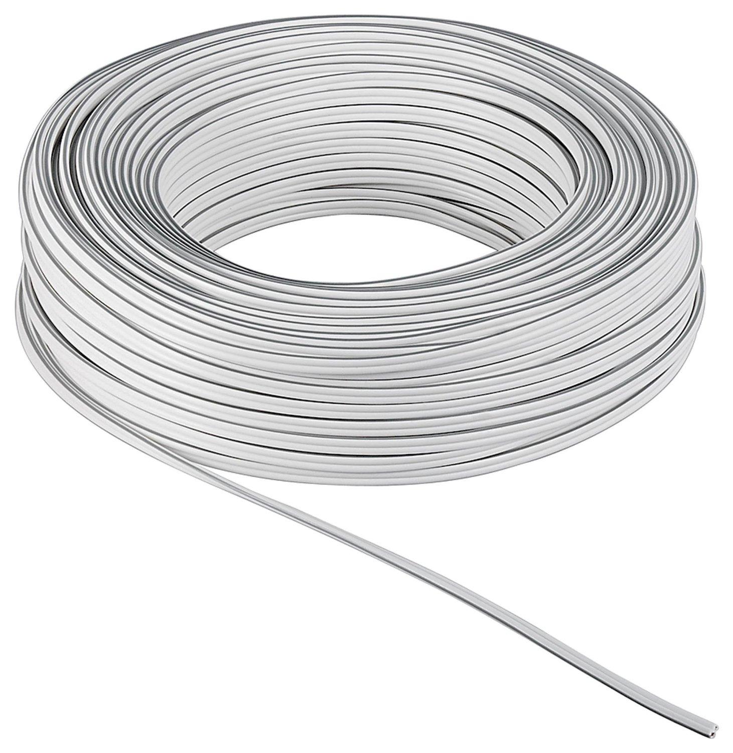 Goobay garsiakalbio laidas 2x2.5mm CU varinis 25m balta