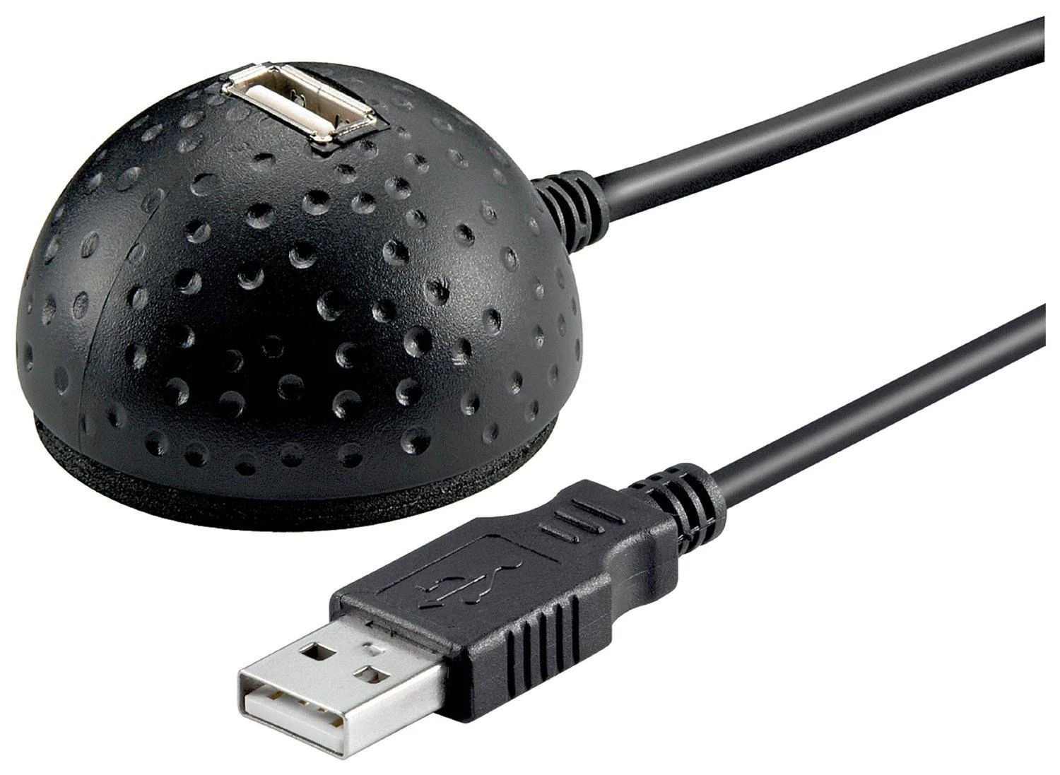 USB kabelis Goobay USB-A - USB-A 1,5 m Juodas (68913)