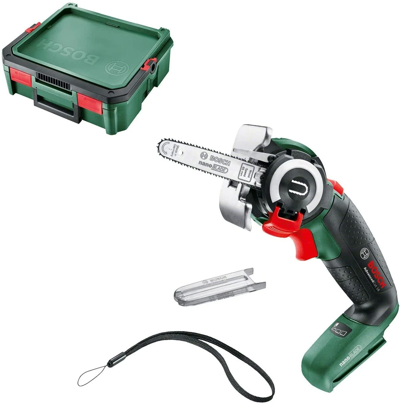 Bosch NanoBlade pjūklas AdvancedCut 18 Be akumuliatoriaus ir kroviklio 06033D5100