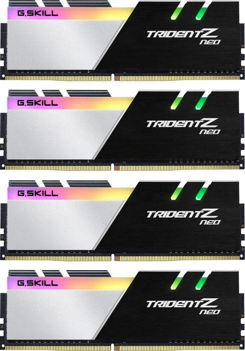 RAM G.SKILL F4-3000C16Q-32GTZN G.Skill Trident Z Neo (skirta AMD) DDR4 32GB (4x8GB) 3000MHz CL16 1.35V XMP 2.0