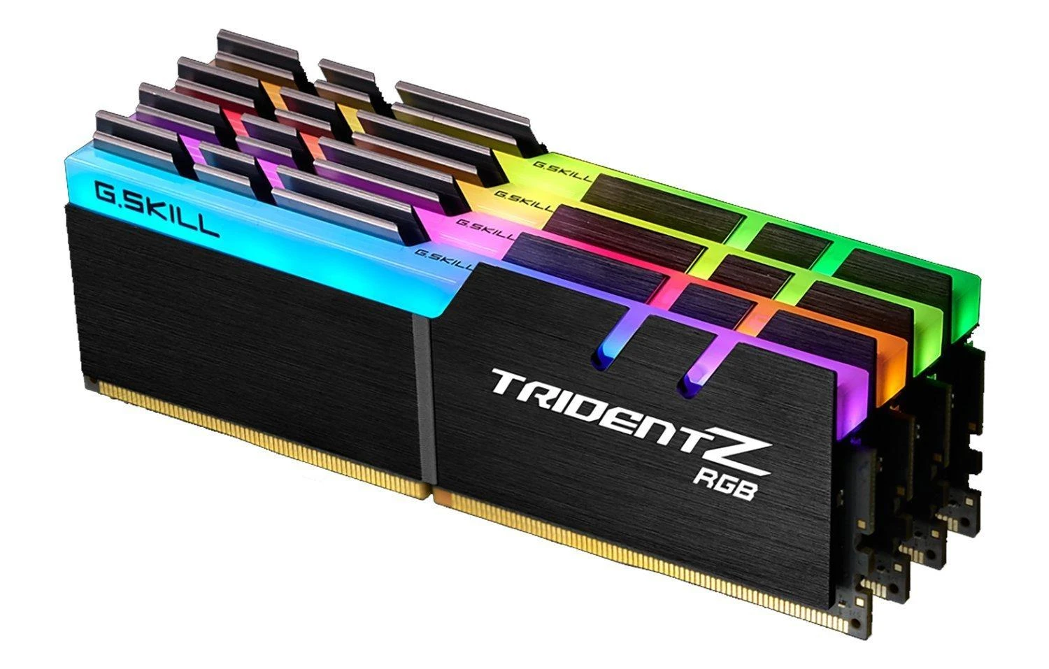 RAM G.SKILL F4-3200C16Q-32GTZR G.Skill Trident Z RGB DDR4 32GB (4x8GB) 3200MHz CL16 1.35V XMP 2.0