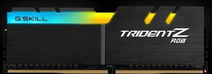 RAM G.Skill DIMM 32 GB DDR4-3200 (4x 8 GB) keturių rinkinių atmintis - juodas, F4-3200C16Q-32GTZRX, Trident Z RGB, INTEL XMP