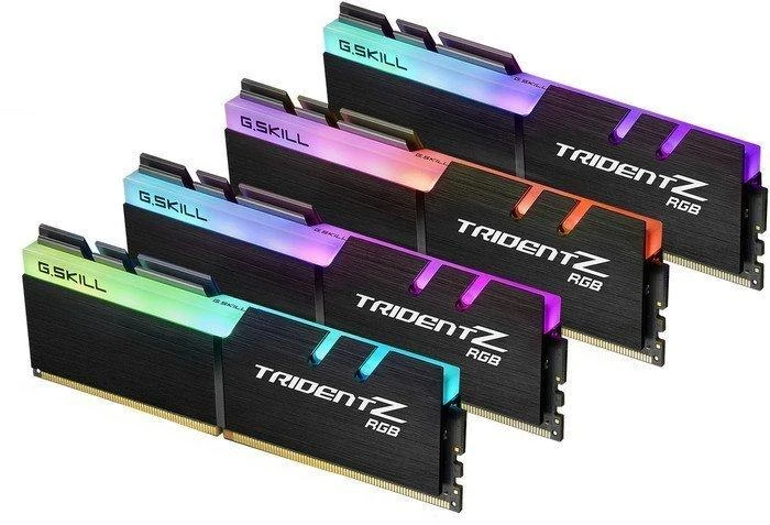 RAM G.Skill DIMM 32 GB DDR4-3200 (4x 8 GB) keturių rinkinių atmintis - juodas, F4-3200C16Q-32GTZRX, Trident Z RGB, INTEL XMP