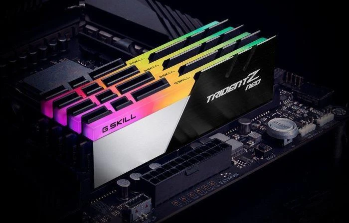 RAM G.SKILL F4-3600C18Q-32GTZN G.Skill Trident Z Neo (skirta AMD) DDR4 32GB (4x8GB) 3600MHz CL18 1.35V XMP 2.0