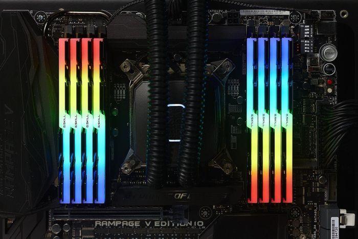 RAM G.Skill Trident Z RGB 32GB DDR4 K4 32GTZRC 3600 (4x8GB) C16