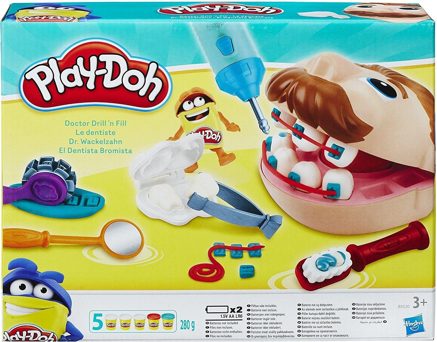 PLAY-DOH Plastilino rinkinys „Dantistas“