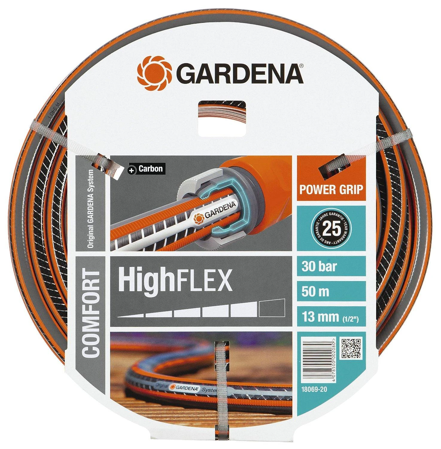 Sodo žarna Gardena HighFLEX 1/2" (13 mm) 50m 18069-20 