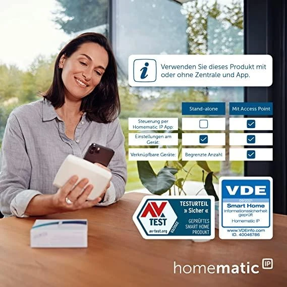 HomeMatic IP Homatical IP langų ir durų kontaktas su magnetu