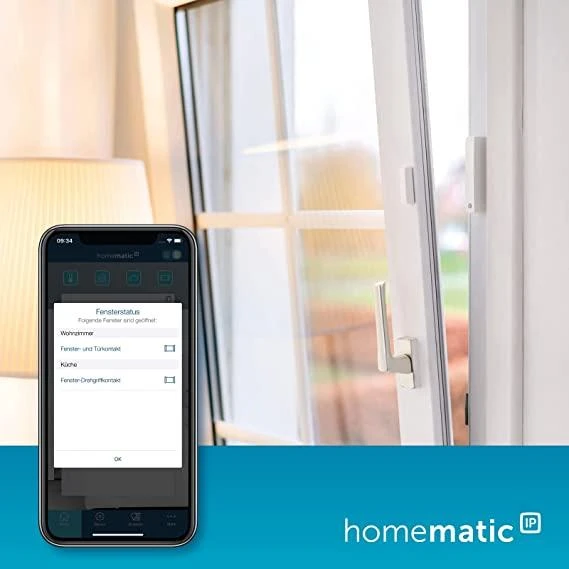 HomeMatic IP Homatical IP langų ir durų kontaktas su magnetu