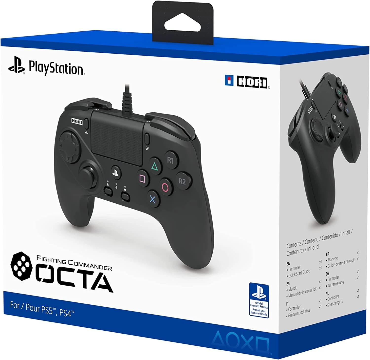 HORI Fighting Commander OCTA laidinis valdiklis skirtas Playstation 4 ir 5