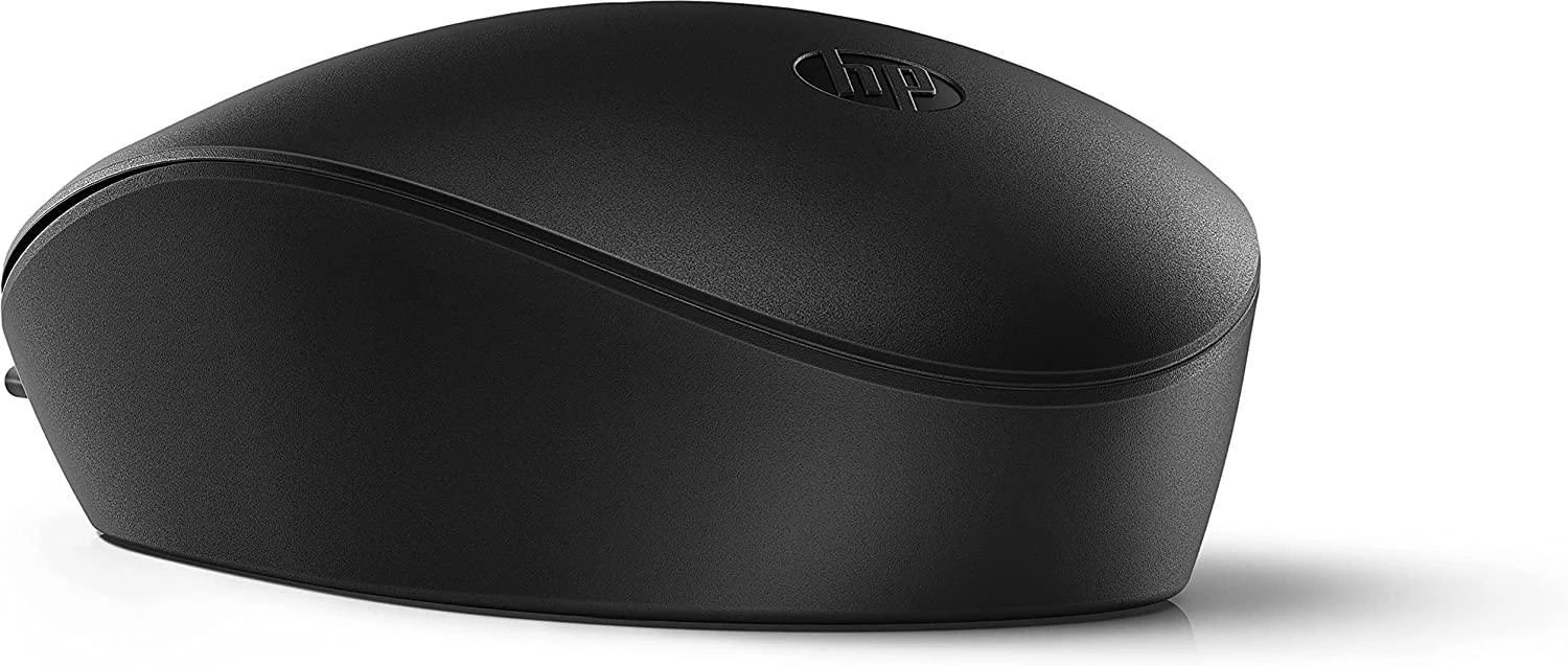 Hewlett Packard (HP) HP 128 USB su laidu Lazerinė pelė, Sanitizable - Juodas