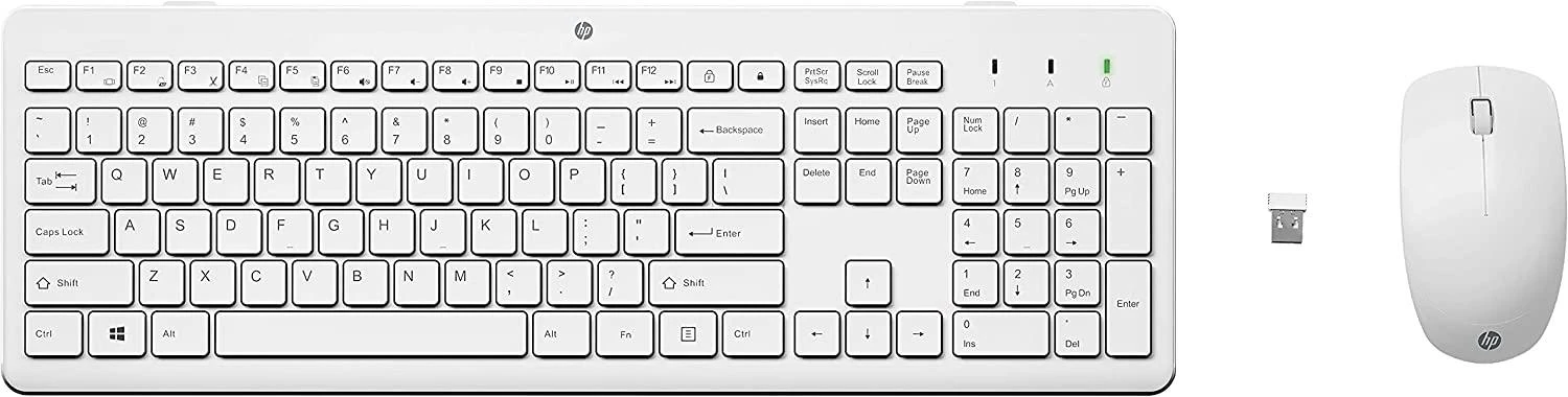 Klaviatūra Hewlett Packard (HP) HP 230 3L1F0AA DE maketas, baltas
