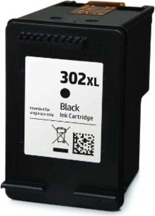 Hewlett Packard (HP) HP 302XL High Yield Juodas rašalo kasetė, 480 puslapių, skirta HP Officejet 3830,3834,4650, Deskjet 2130,3630,1010, Envy 4520