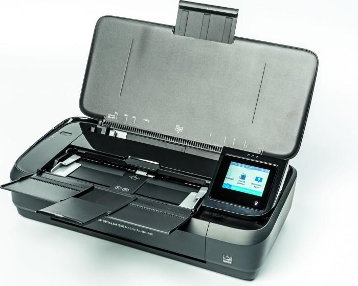 Hewlett Packard (HP) „HP Officejet 250“ mobilusis daugiafunkcis daugiafunkcis spalvotas rašalinis spausdintuvas, A4, 8 psl./min., kopijavimas, 10 psl./min., spausdinimas, 50 lapų, USB, „Wi-Fi“