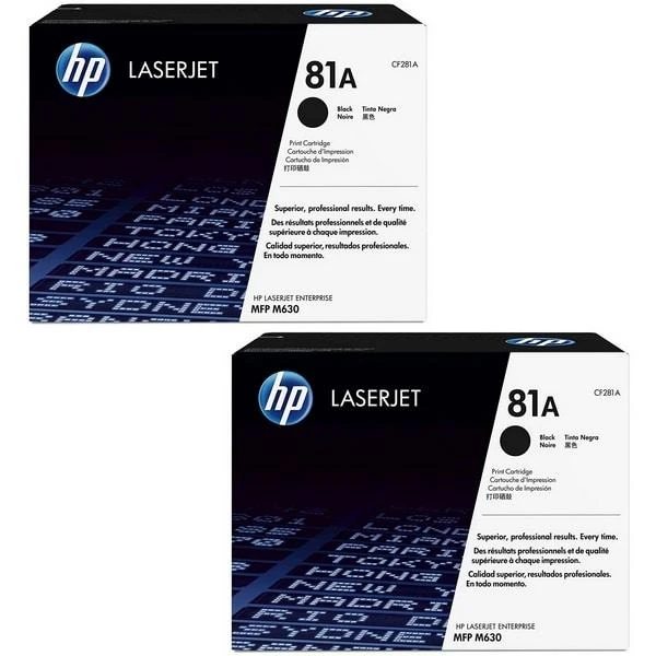 Hewlett Packard (HP) HP 81A Juodas Original LaserJet M604/M605/M606 Toneris Cartridge (~10,500 pages)
