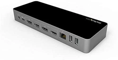 Hewlett Packard (HP) HP USB-C dokas G5 120 W – 4 x USB 3.0, 1 x USB-C (15 W), 2 x DisplayPort 1.4, 1 x HDMI 2.0, 1 x RJ-45, 1 x kombinuotas garso lizdas