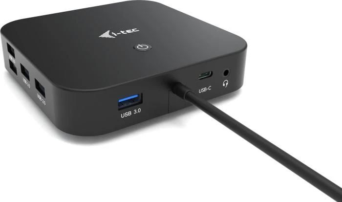 I-TEC USB-C Dual Ekranas MST DS 2x DP 1x GLAN 3x USB 3.1 2x USB 2.0 1x USB-C-DatA 1x Audio/Mic Jack 1x 100W USB-C PD + įkroviklis 112W