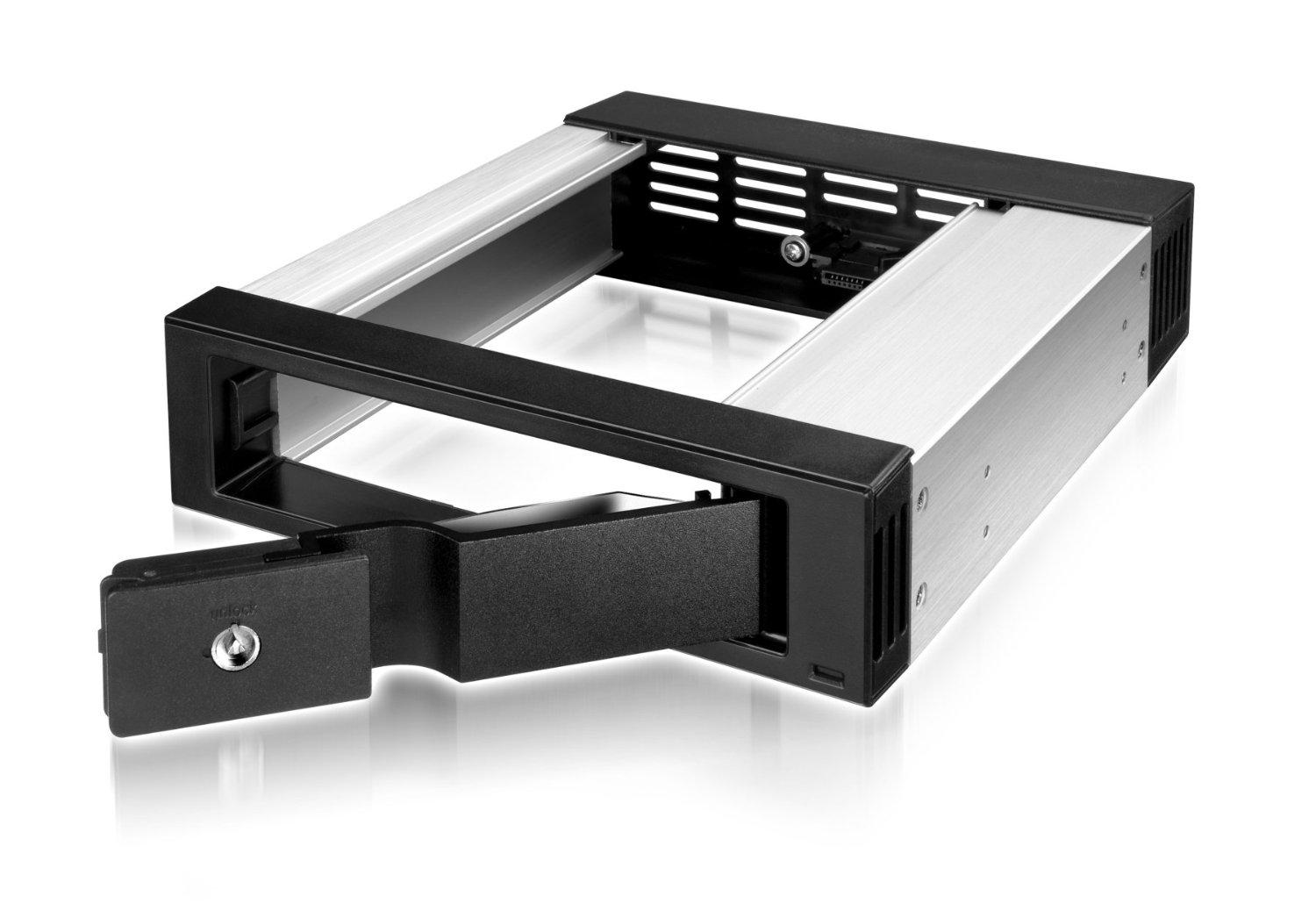 ICYBOX IB-158SSK-B Icy Box montavimo adapteris 5,25 skirtas 3,5 SATA HDD, juodas